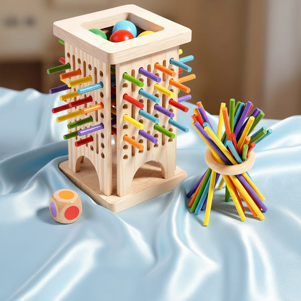 NicoNúmeros™ | Juego Montessori de Madera para Aprender a Contar