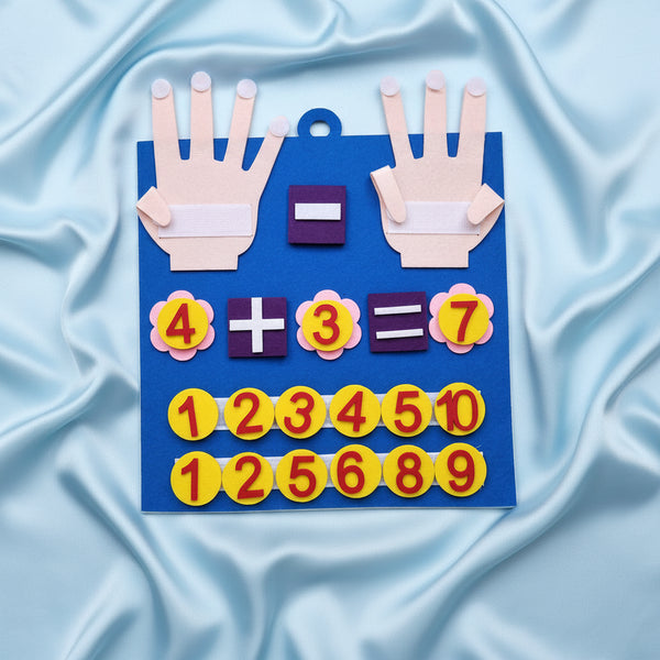 Contín™ | Juego Montessori de Fieltro para Aprender a Contar