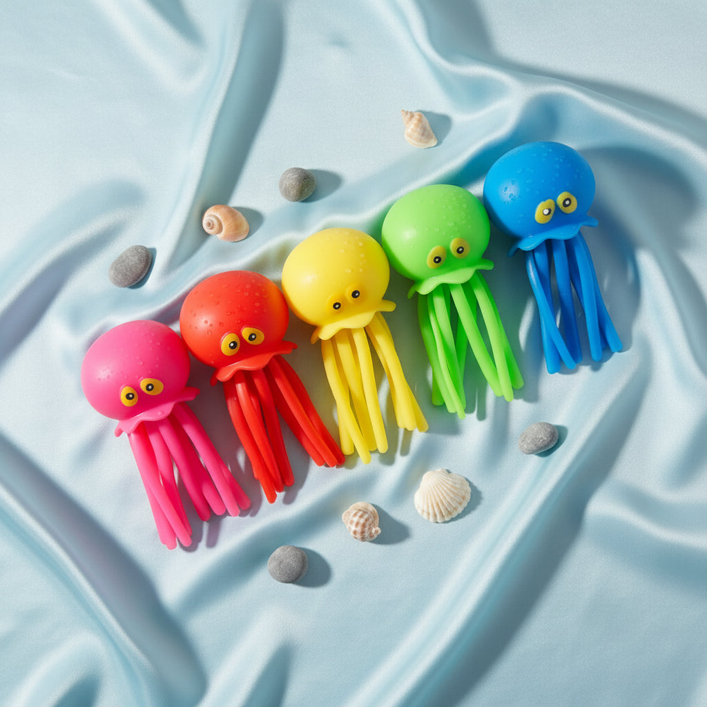 Otti el Pulpo, juguete de baño sensorial de agua para niños