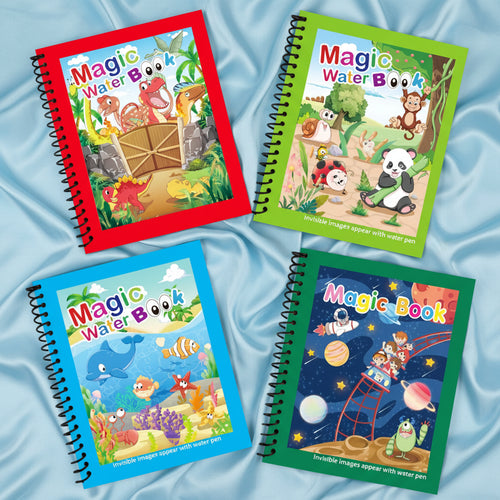 AguArt, libro mágico para pintar con agua reutilizable